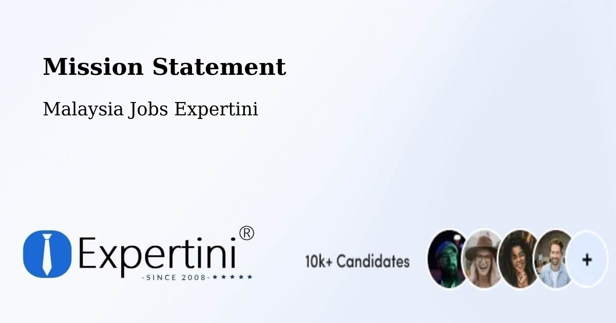 Corporate Mission – Kudat - Malaysia Jobs Expertini